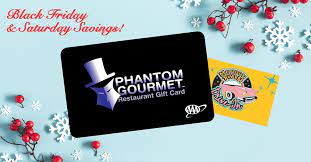 Find and compare gourmet gift card online. Phantom Gourmet Phantom S Black Friday Special You Get Facebook