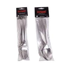 Tea spoon bima seri rhino 1 set isi 6 stainless / sendok teh 14cm: Jual Elegant Lchw23 21 Stainless Steel Tebal Sendok Garpu Makan 12 Pcs Terbaru Juli 2021 Blibli