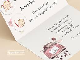 Partecipazione Auto Con Figli Che Annunciano Il Matrimonio Matrimonio Partecipazioni Nozze Partecipazione