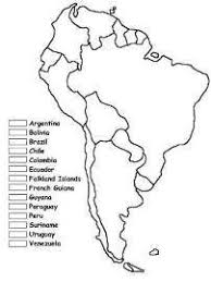 South America Coloring Map They Have Central American And The Caribbean As Well Would Have To Retyp Geography For Kids How To Speak Spanish South America Map