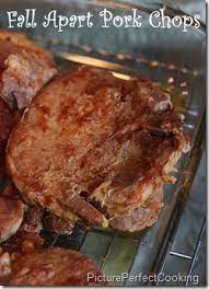 Using tongs, transfer the pork chops to a plate or clean baking dish. Fall Apart Pork Chops Picture Perfect Cooking
