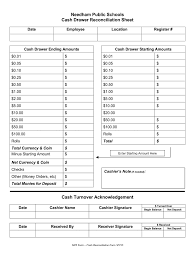 This daily cash sheet template template has 1 pages and is a ms excel file type listed under our finance & accounting documents. Printable Cash Drawer Count Sheet Fill Online Printable Fillable Blank Pdffiller