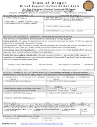 form sfms ach 1 download fillable pdf or fill online direct deposit authorization form oregon templateroller