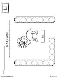 Letter L Do A Dot Worksheet Letter Practice Preschool Dot Worksheets Letter L Crafts
