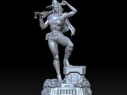 Ashe Overwatch 3d Printing Model Stl 3d Printing Models In 2020 Prints 3d Printing Overwatch
