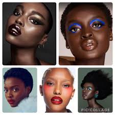 So I'm doing a series of black pinup girls. I'm naming them all after hair  and skin products, this is the first I've done. I'm still getting used to  Photoshop