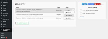 All-In-One Wp Migration User Guide - Servmask Helpdesk