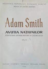 A short summary of this paper. Avutia Natiunilor Vol I Ii De Adam Smith 1962