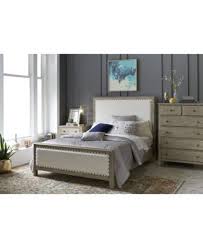 Parker Upholstered Bedroom Furniture 3 Pc Set Full Bed Chest Nightstand Created For Ma Upholstered Bedroom Bedroom Furniture Sets Queen Upholstered Bed