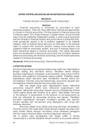 Menurut saya, perkembangan riset akuntansi keperilakuan saat ini sehingga dapat memengaruhi pengambilan keputusan manajer adalah bahwa melalui riset akuntansi keperilakuan digunakan documents similar to soal dan jawaban akuntansi keperilakuan. Https Media Neliti Com Media Publications 13028 Id Aspek Keperilakuan Dalam Akuntansi Keuangan Pdf