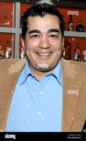 The Next Iron Chef, Jose Garces hosts a viewing party at his Mexican  restaurant, Distrito attracting hundreds of fans Stock Photo