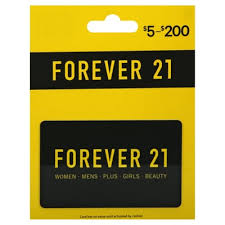 This card is your key to looking as good on the outside as you feel on the inside. Forever 21 Forever 21 Gift Card 5 200 Shop Weis Markets