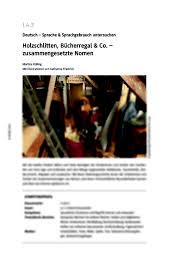 Tabelle mit unterschiedlichsten nomen, aus denen. Zusammengesetzte Nomen Holzschlitten Bucherregal Co Raabits Online