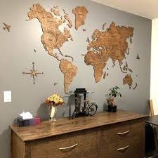 Os nossos mapas mundo são impressos, recortados e fáceis de aplicar! 18 Ideias Para Usar Mapa Mundi Na Decoracao