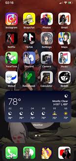 Ios 14 Anime Set Up Iossetups