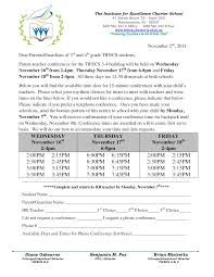 This letter enables the teacher to create a good impression as parents realize that the teacher is genuinely interested in the growth. Parent Teacher Conference Letter To Parents Template Minak