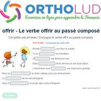 30 exercice(s) sur identifier le verbe facile, moyen, difficiles. Le Verbe Offrir Au Passe Compose Exercice De Francais Cm1