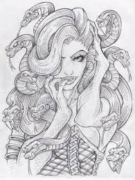 Medusa 13 By Sidewinder72 On Deviantart Medusa Drawing Medusa Art Sketches
