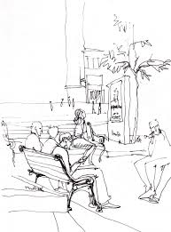 Kiev Khreshchatyk Street Art Architecture Sketch Architecture Drawing