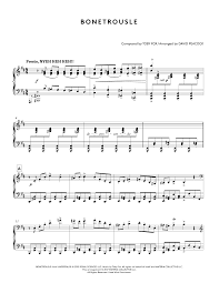 Official store for foxman music. Toby Fox Bonetrousle From Undertale Piano Collections Arr David Peacock Sheet Music Download Printable Pdf Video Game Music Score For Piano Solo 374265