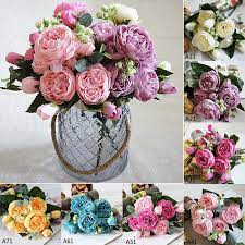 Whether it is a small bouquet, a large bouquet, or a special package, flowerstore.ph. Beautiful Rose Peony Flower Artificial Silk Peonies Bouquet Shopee Philippines