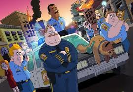 Paradise Police Une Serie Netflix Bien Trash Pour Adultes Dessin Anime Netflix Police