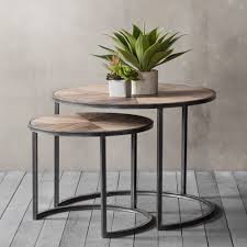 Seats are covered with leather and reinforced with solid seams. Douglas Coffee Table Nest Of 2 Nest Of Tables Metal Tables