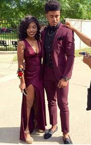 Beautiful Prom Dress Split Prom Dress Sheath Prom Dress Fashion Prom Burgundy Prom Dress Prom Outfits Prom Couples
