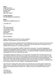Use the proper format on a librarian cover letter. Sample Cover Letter For Library Manager Resumes