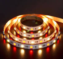 DC 24V 12V SMD5050 RGB+W 유연한 LED 스트립 조명 (30LEDS RGB+ ...