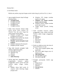 Soal evaluasi tik kelas 9 bab 1. Tugas Tik Soal Evaluasi Bab 1