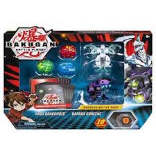 Gain an advantage in the hit card game with two bakucores and two exclusive cards: Bakugan Battle Pack 5 Pack Haos Dragonoid And Darkus Goreene Collectible Cards And Figures For Ages 6 And Up