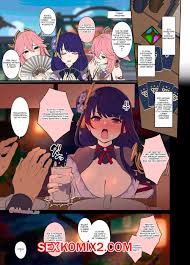 🍓 Порно комикс Genshin Impact. История о плохих вещах с пьяной Рэйден Эи.  Dokuneko Noil секс комикс парень решил воспользоваться 🍓 | Порно комиксы |  porn-comix.com