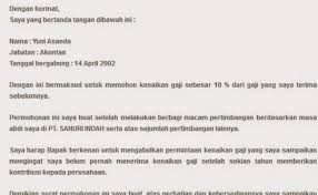 Adapun surat yang resmi biasanya akan ditujukan. Surat Rasmi Permohonan Kenaikan Gaji Selangor H Dubai Khalifa