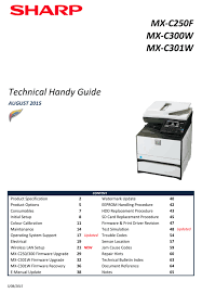 Sharp mx c301w driver download. Sharp Mx C250f Technical Handy Manual Pdf Download Manualslib