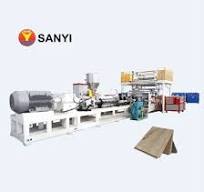 WPC Board Making Machine Spc Panel Floor Manufacturing Machine Line Plastic  Board Extruder Machine