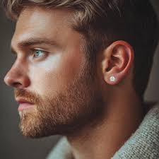 Single Diamond Earring Men