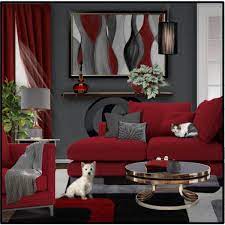 Gray and red living room decorating ideas Designer Clothes Shoes Bags For Women Ssense Red Living Room Decor Living Room Red Living Room Decor Gray