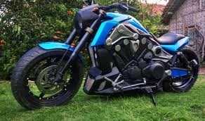 Rtr 160 weighs 137 kg in stock version while the addition of. Otomotif Harley Davidson V Road But Yamaha Scorpio Mods Indonesia Modification