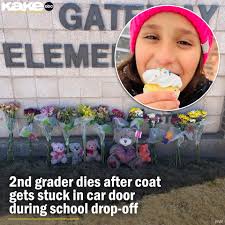 💔 A Texas girl died after her coat got caught in a car door during  drop-off at her elementary school.