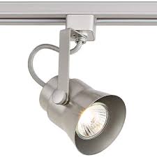 Pro Track Silver 50w Gu10 Track Head For Halo Track Systems 1x439 Lamps Plus