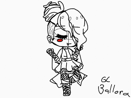 Some of the coloring page names are fnaf book sister location funny staggeri on s book f adewa drawkill ballora by lyn art on deviantart ba. Fnaf Gacha Club Ballora Drawing Gacha Life Amino