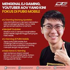 Siapa dari kamu yang tidak kenal dengan EJ Gaming? Pria dengan nama lengkap  Erwin Jingga ini pernah menjadi salah satu panutan para gamer Arena of  Valor sebelum akhirnya hijrah ke game Battle