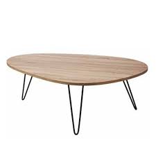 table basse charlot plateau bois et pietement metal table basse table basse bois table de salon