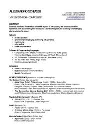 Resume Format Vfx Freshers Resume Format Artist Resume Job Resume Format Cover Letter For Resume