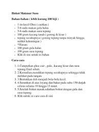 Utama resepi biskut raya resepi aneka minuman. Biskut Makmur Susu