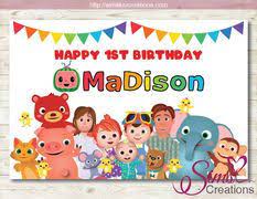 This is only to ensure that there is plenty of time for me to work and ship your item. Babyfirst Tv Printable Party Backdrop Banner Baby First Tv Birthday Poster Birthday Poster Backdrops For Parties Cocomelon Birthday
