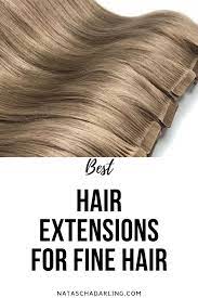 The Best Hair Extensions For Fine Hair Natascha Darling Hair Extensions Best Extensions For Thin Hair Hair Extensions