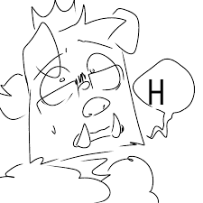 Blue with black outline white arms looking right. Kristin Minecraft Explore Tumblr Posts And Blogs Tumgir