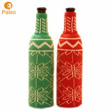The piece is textured throughout with a delicate fine rib. Red Wine Bottle Christmas Beer Bottle Knitted Decoration Christmas Wine Bottle Sweater China Christmas Bottle Cover And Bottle Cover Price Made In China Com